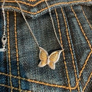 Authentic Chopard Butterfly necklace